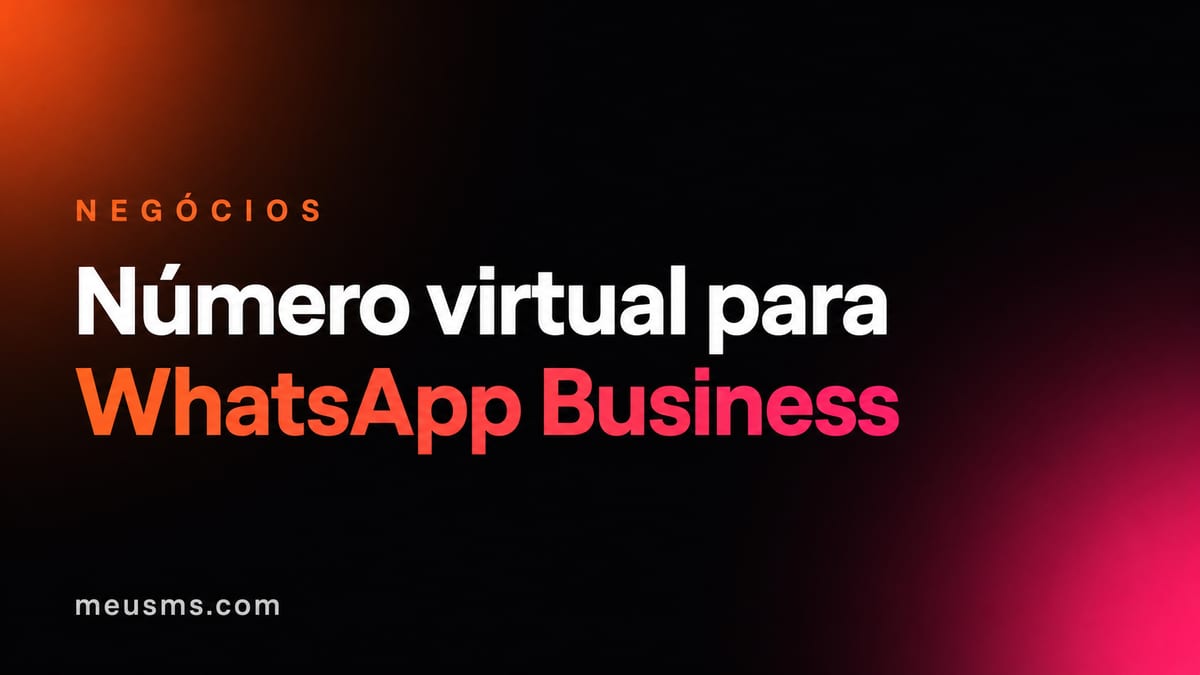 Número virtual para WhatsApp Business